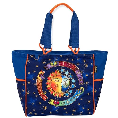 Bolso Tote Grande Laurel Burch Cosmos Celestial miniatura 1