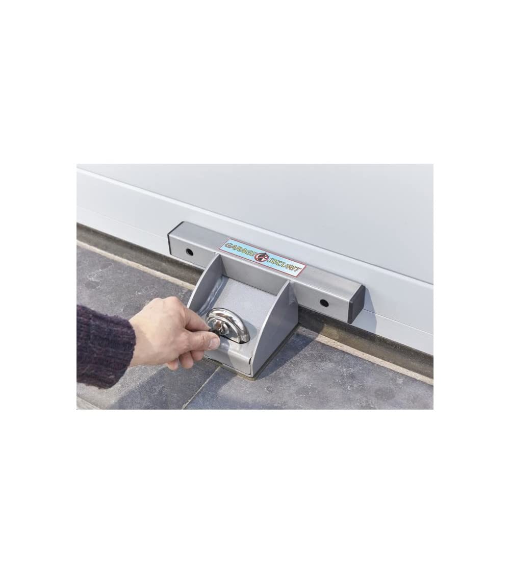 Mottez A082C Antivol Porte de Garage, Argent