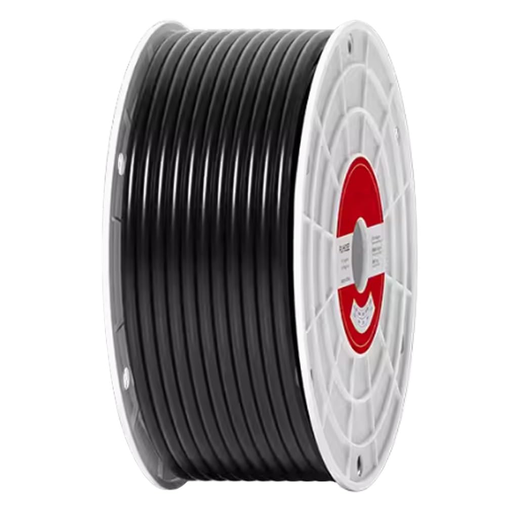 Qabyulynq Black 1000Cm Pu Pneumatic Hose - Flexible Gases Tubing For Fluid Transfer - Ideal For Pneumatic Tools And Automation(,12 * 8Mm)