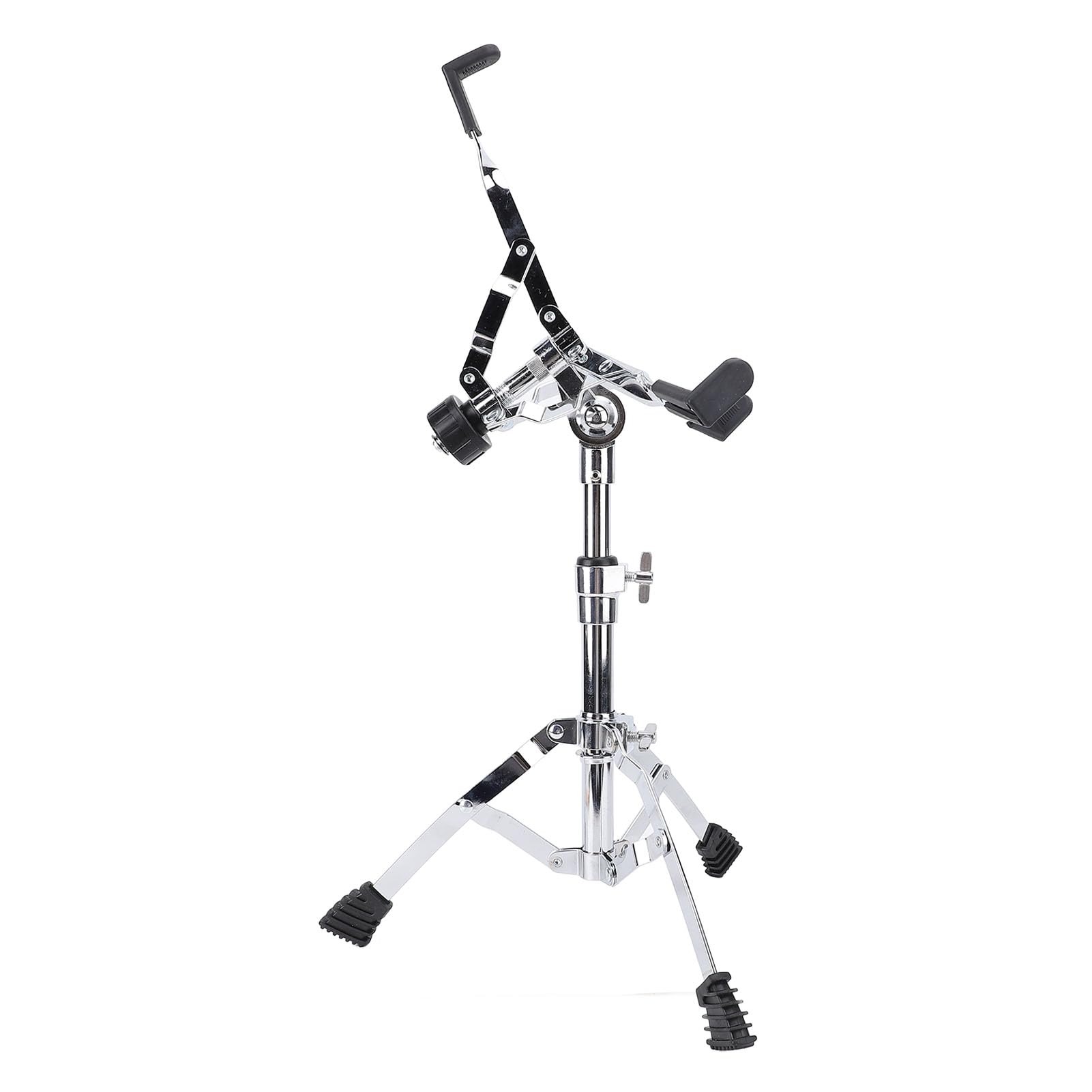 ZIZEV Snare Drum Stand, Stainless Steel Double Support Tripod 21.65-23.62in Adjustable Height, Portable Drum Practice Pad Stand for 14 to 10in Snare Drum, Drum Pad, Handpan Drum