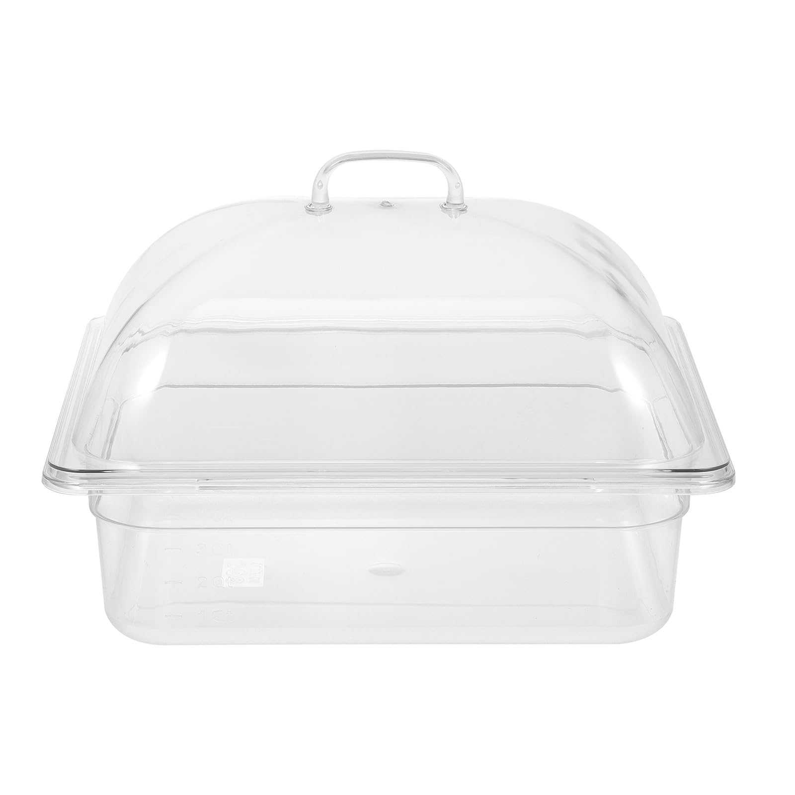 Vassoio multifunzione da 5 l per conservare alimenti con coperchio, piatto per frutta e buffet, per uso domestico e alberghiero, mantiene il cibo fresco e nizzato, ideale per feste ed eventi