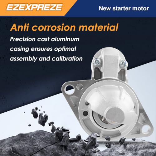 Image of Ezexpreze 17840 Starter for Subaru Forester 03-18 2.0L 2.5L, Impreza 04-11 2.5L, Legacy 05-07 2.5L, Outback 05-07 2.5L 3.0L, 12V 1.4KW 9 Teeth Counterclockwise, Replace# 23300AA570