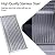 Hongso 18 3/8" Stainless Steel Tru-Infrared Emitter Grates for 4 Burner Charbroil Grills Pre-2015 Models, 463271315 463271314 463241414 463241413 463271313 466241413, 4-pk
