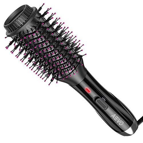 AEVO Hot Air Brush, Combination Hair Dryer Brush & Volumizer, 4-in-1 Hair Dryer