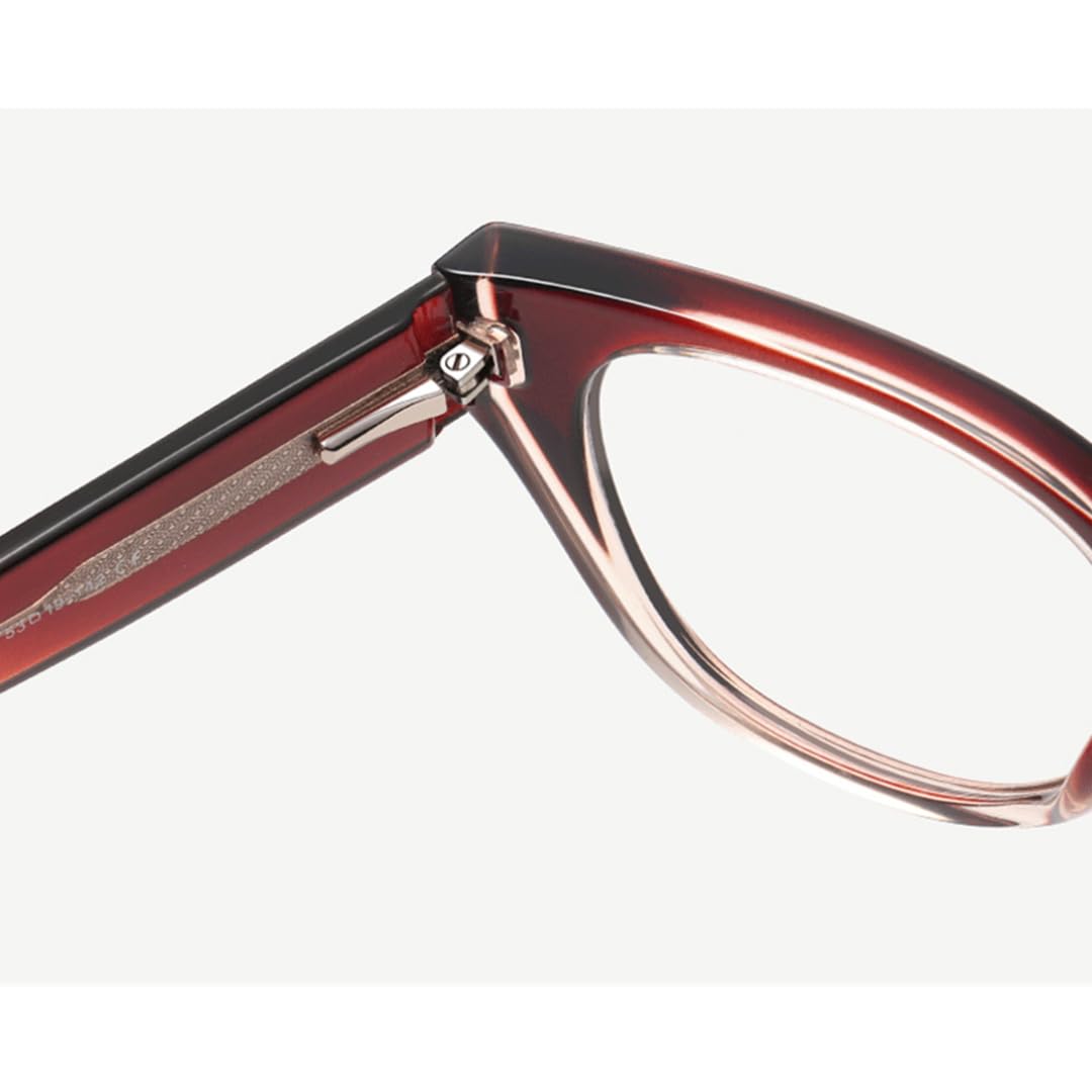 Occhiali da vista Cat Eye anti luce blu Tr90 da uomo e da donna, montatura alla moda
