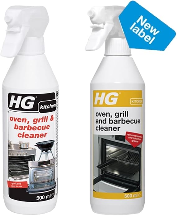 HG Oven, Grill and Barbecue Cleaner 500ml (Pack of 3) 138050106 x3