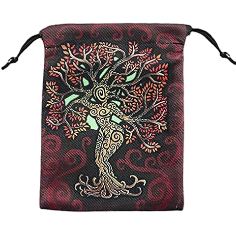 Nrkin Velvet Tarot Card Storage Bag Divination Board Game Card Bag Velvet Tarot Card Storage Bag Divination Bag Tarot Bag Cover