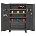 Pegboard Cabinet, 78" Overall Height, Gray