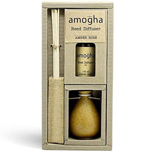 Reed Diffuser Set Amber Rose Fragrance