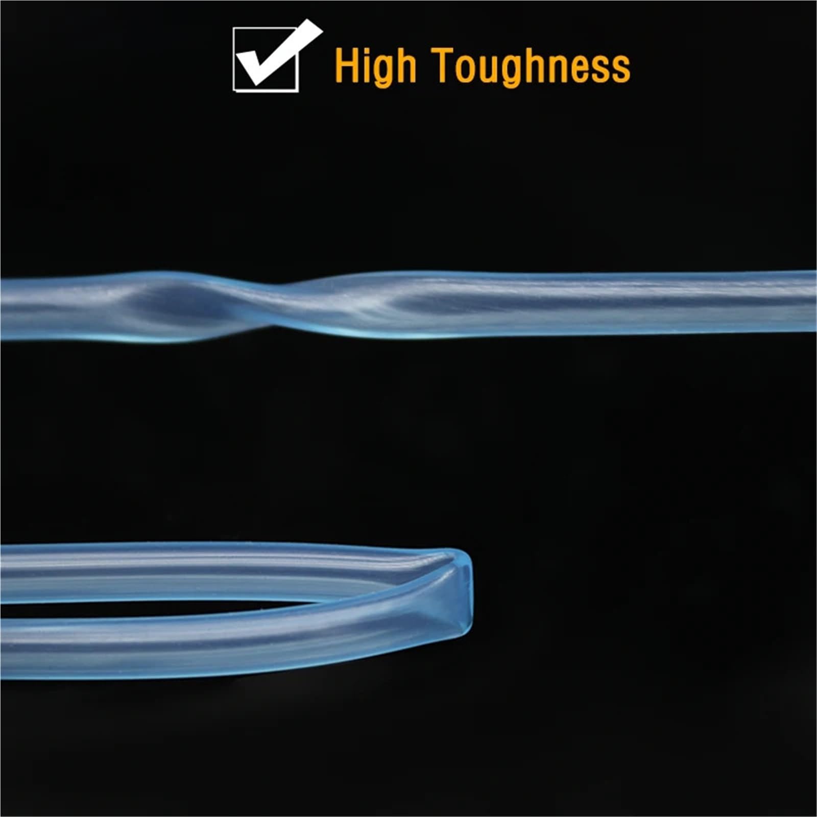 Tubo pvc Tubo de silicona Flexible grado alimenticio azul cielo 1m - 10m IDxOD 2x4 3x5 4x6 4x7 5x7 6x8mm manguera goma suave no tóxica e insípida(10 meters,ID 4mm x OD 6mm)
