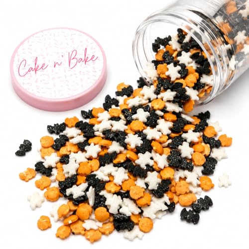 Halloween Themed Sprinkles (90g Shapes)