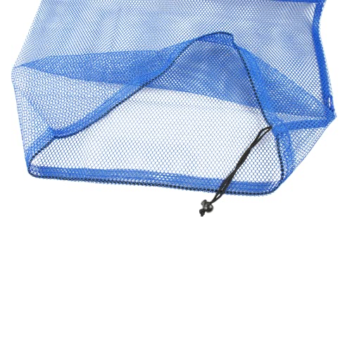 ScubaMax Drawstring MESH Bag (black Blue, Yellow, Small - 16"X20") (BLUE)3