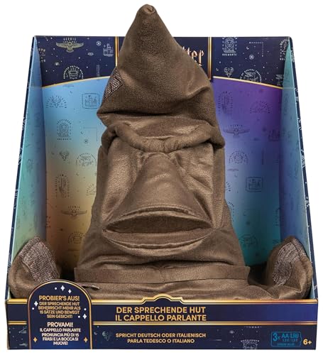 Harry Potter - Interaktiver Sprechender Hut mit Sound, Spielzeug für...