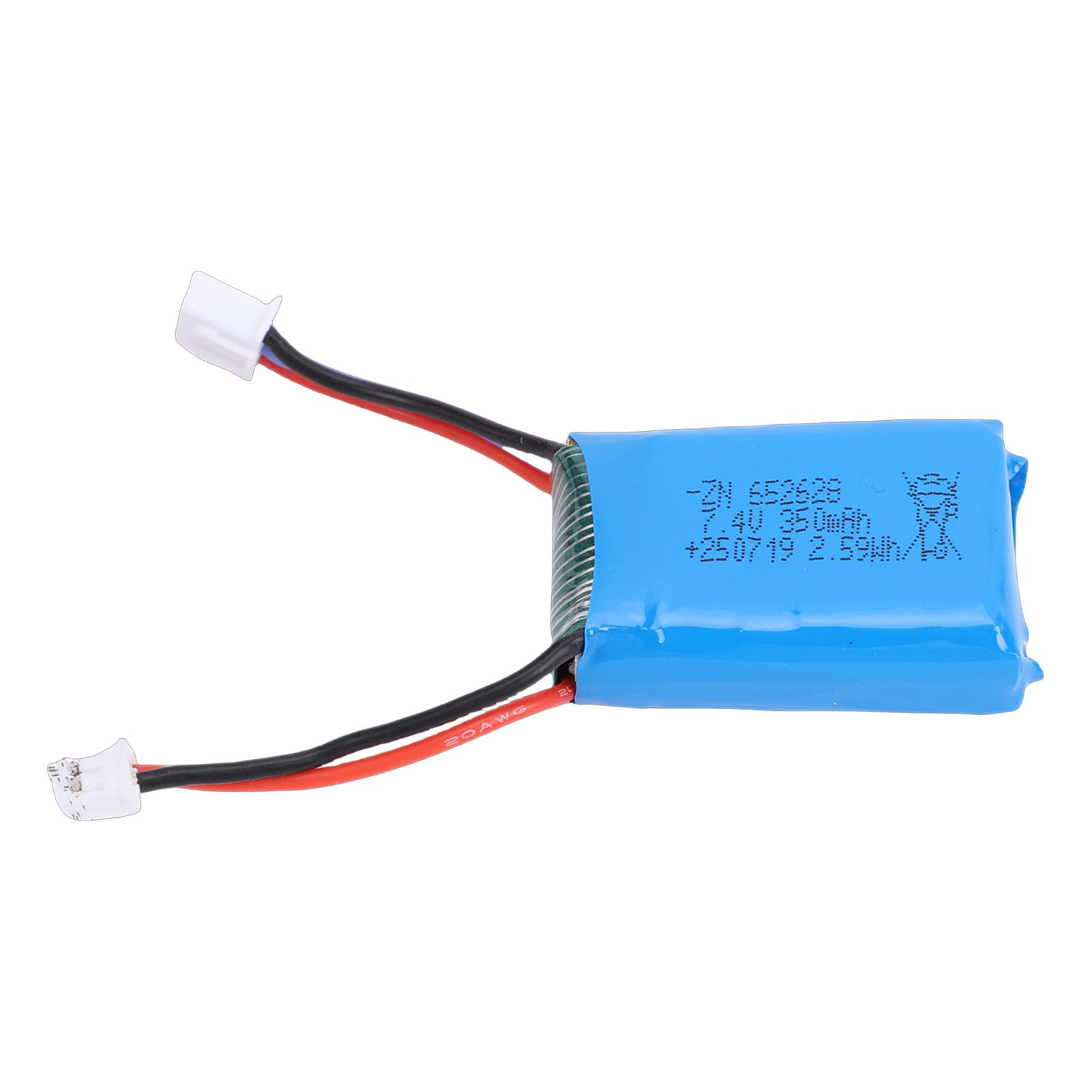 Generic Batterie de Voiture Télécommandée Haute capacité 350mAh, Adaptée au Modèle de Voiture 244016, avec Alimentation électrique Stable