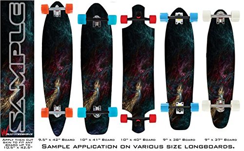 Thunder - Decal Style Vinyl Wrap Skin fits Longboard Skateboards up to 10