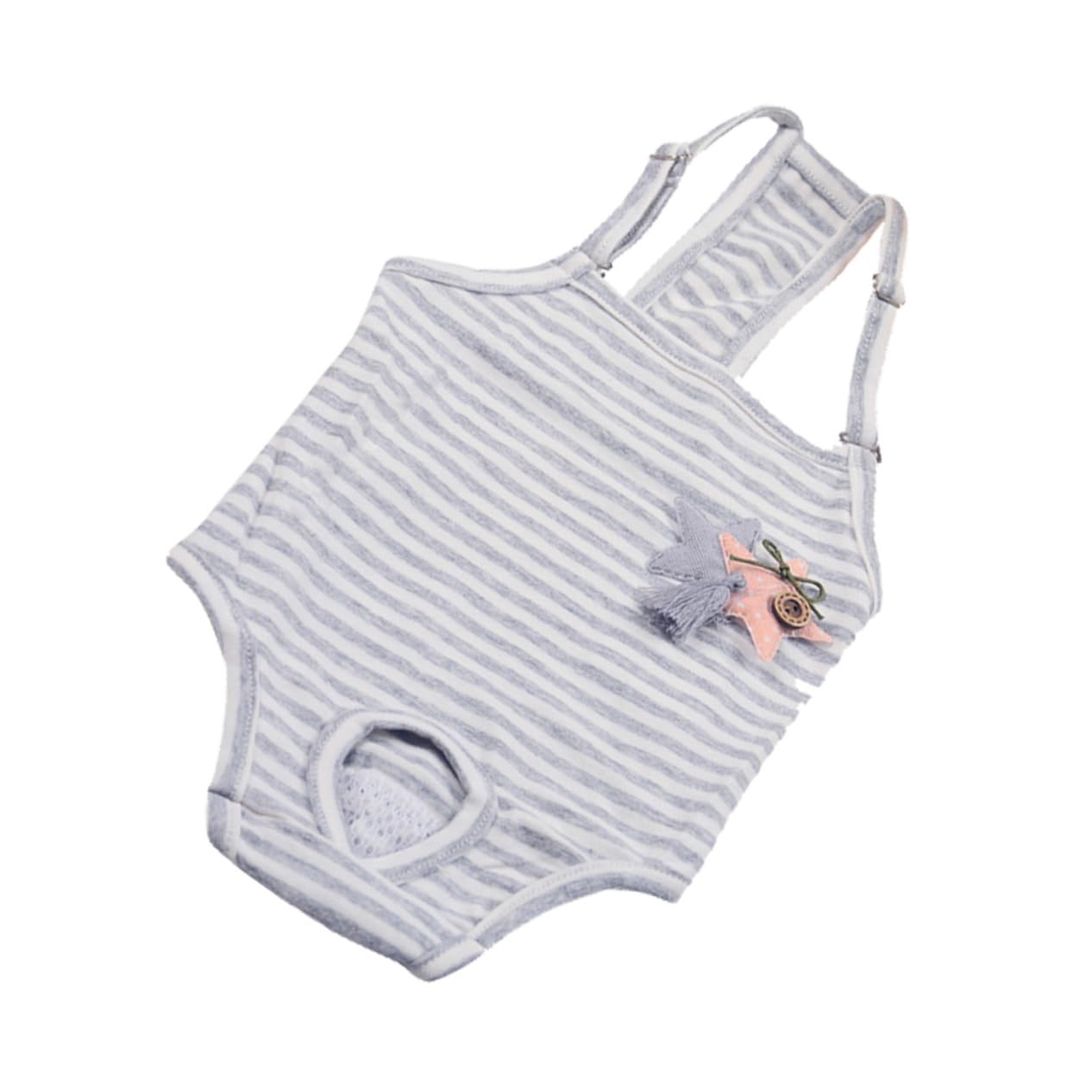 FONDOTIN Female Dog Diaper Panties Large Washable Reusable Dog Sanitary Pants for Puppy