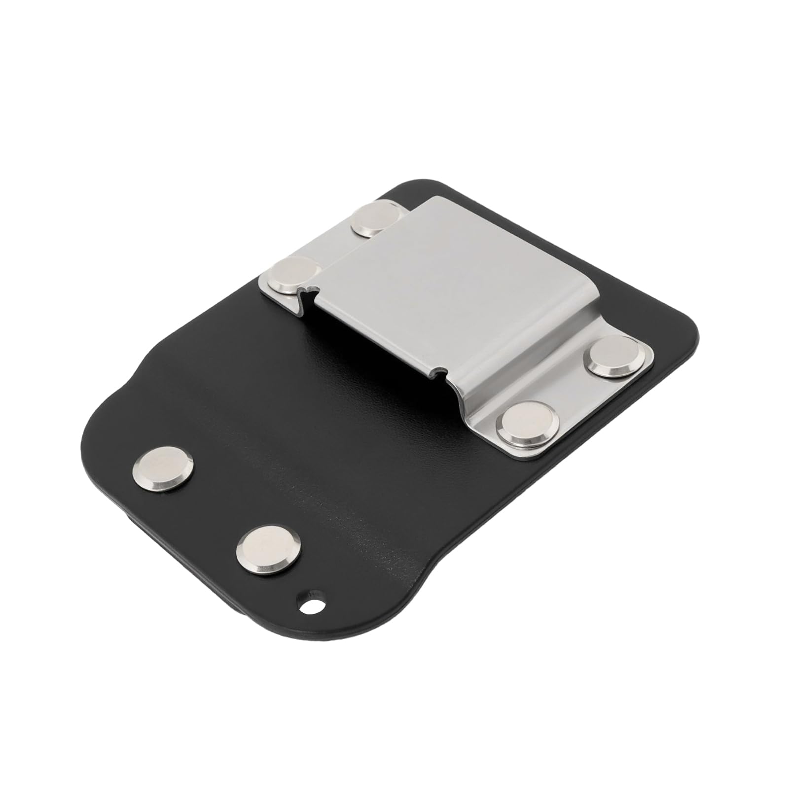 Briny River 1Pc Drill Holster Tape Measure Holder Drill Belt Holder Stainless Steel Tape Measure Clip for Cordless Drill Impact Nailer 8.4x6.6x2.3cm
