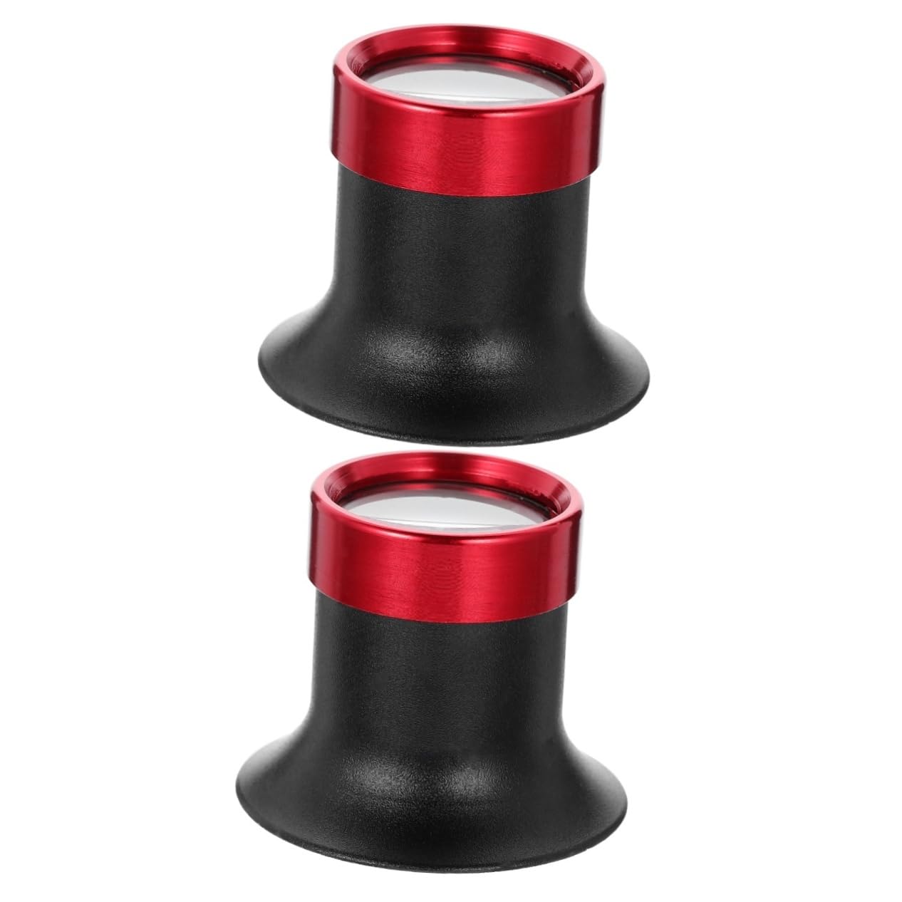 HAWILLOSCH 2pcs Jewelry Eye Magnifier 5X Magnification Loupe for Watch Repair Professional Loupe Magnifier Compact and Lightweight Magnifying Glass