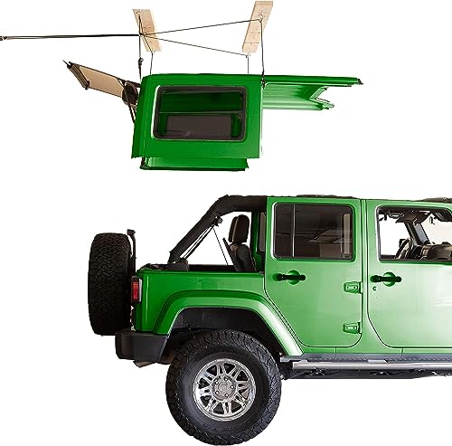 Harken Hardtop Hoist for Jeep Wrangler and Gladiator | Overhead Garage Storage, Lifts Load Evenly, Safe Anti-Drop System, 6:1 Mechanical Advantage