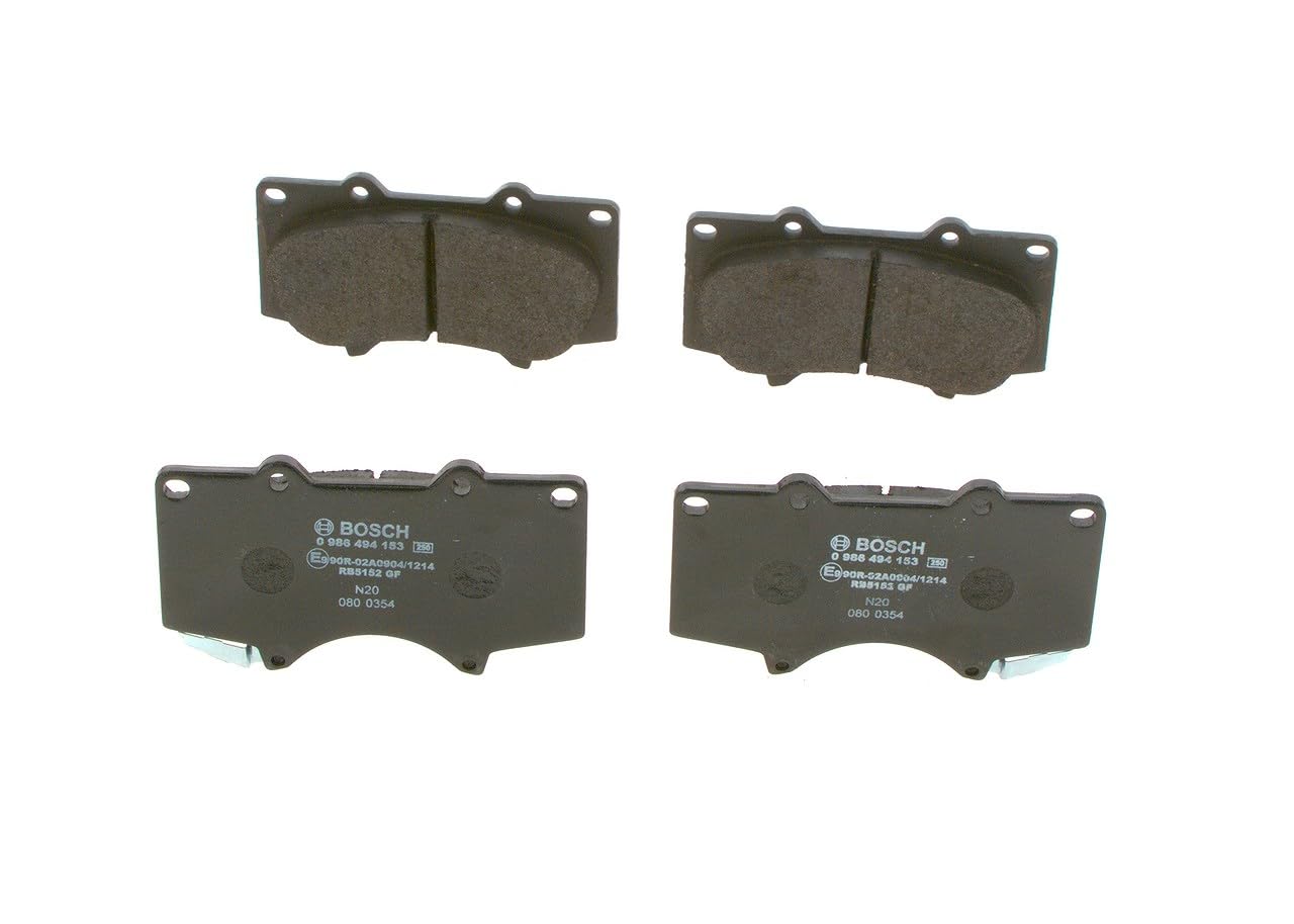 BOSCH Jeu de garnitures de frein, frein à disque 0986494153