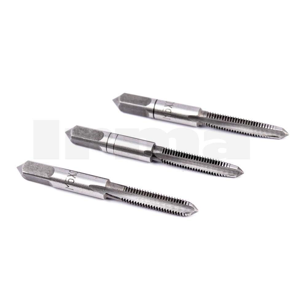 BSD Macho de Roscar HSS (juego de 3) M18 x 2.5mm - Macho de Roscar HSS Rosca Métrica