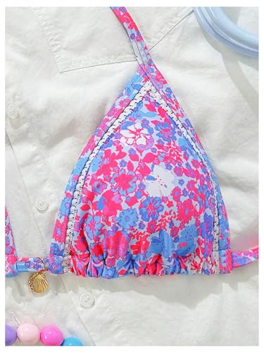 SOLY HUX Beach Vacation Clothes for Women Triangle Bikini Top Only Halter Swimsuit Bathing Suit Tops3