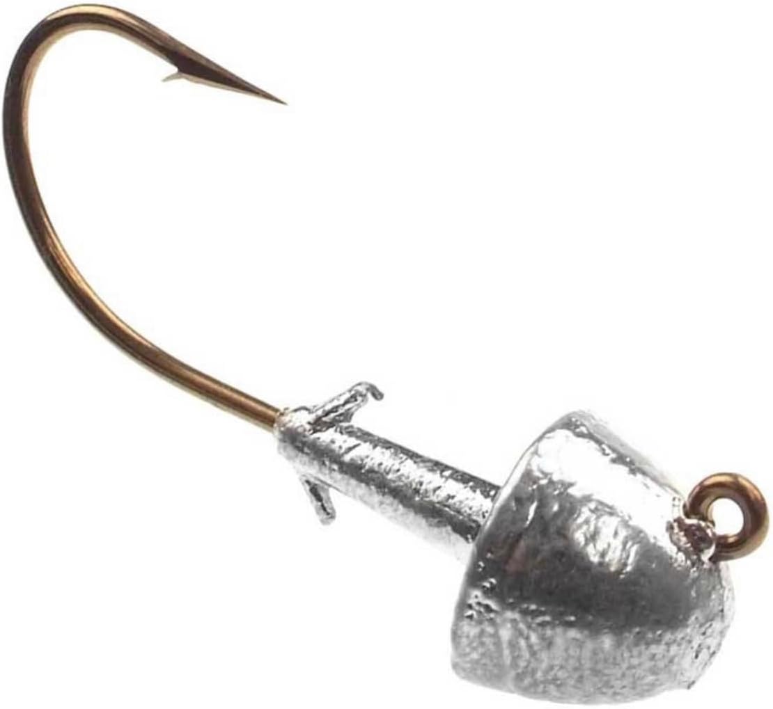 Do It Mold Bullet Nose Jig Sz: 1/8, 1/4, 3/8, 1/2, 3/4 oz Collar: Double Barb (3228) BDB-5-A