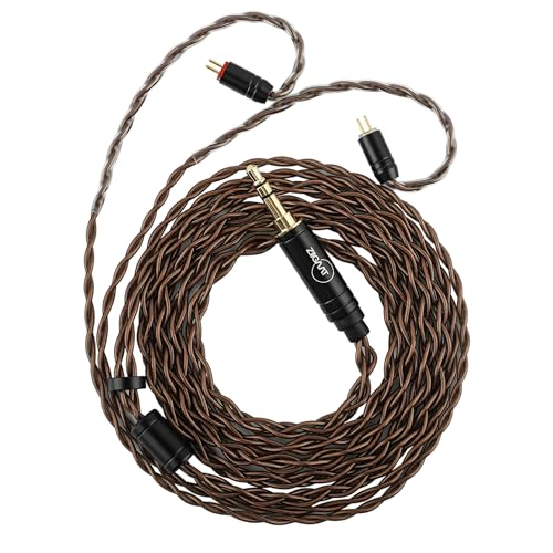 Linsoul ZiiGaat Z-01 IEM�P�[�u�� 4�c�P�������� 3.5mm�v���O�t���C���C���[���j�^�[�p�R�[�h HiFi�L���C���z���Ή��̒��E��0.78mm 2�s���R�l�N�^