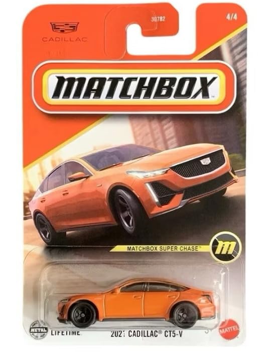 Amazon.com: Matchbox Super Chase 2021 Cadillac CT5-V [Orange] 4/4