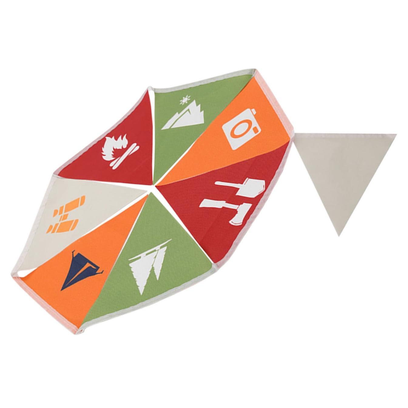 Alipis 4stücke Party-dreiecksflagge Für Camping Feste Wetterfeste Wiederverwendbare Outdoor-dekoration Vielfarbige Wimpelkette Für Garten Festivals Und Campingpartys