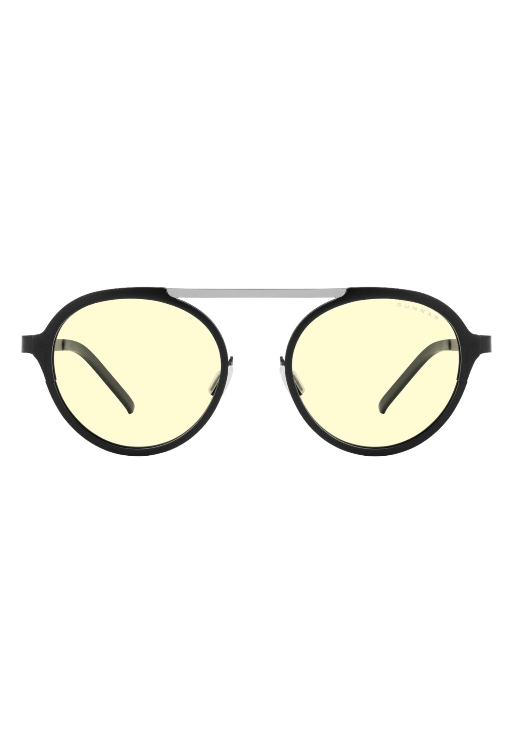 Gunnar Blaulichtfilter-Brille - Pacifica - Onyx/Silber - Amber
