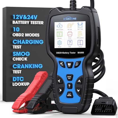 Probador de Baterías MA900 Escáner OBD2 Diagnosis Coche Lector Códigos Motor 12V
