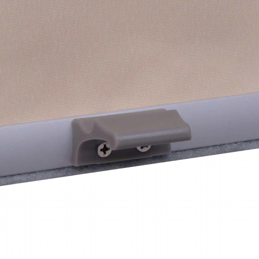 Store occultant Roulant Beige SK08 en Tissu Polyester avec Cadre Aluminium, Dimensions 973x1212 mm, Occultation Thermique pour fenêtre de Toit, Montage Facile avec Accessoires Inclus