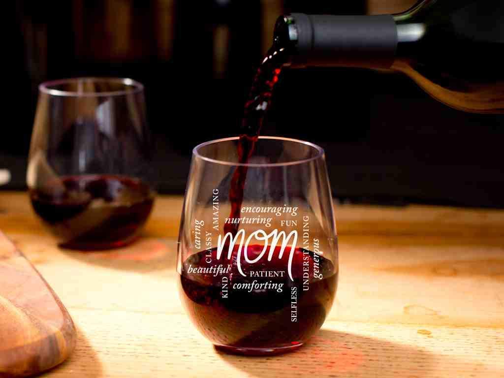 Funny Stemless Wine Glass - Unbreakable Tritan Plastic 16oz With Sassy Quote