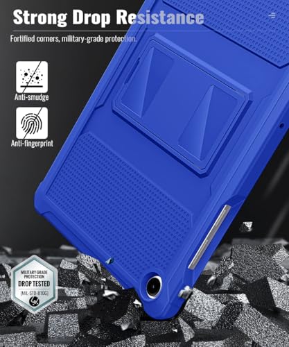 Image of MoKo Shockproof Case Fit Samsung Galaxy Tab A11+ Plus / A9+ 11 Inch | Full Body Rugged Stand Back Cover with Built-in Screen Protector for Galaxy Tab A11+ / A9+ Tablet, Klein Blue