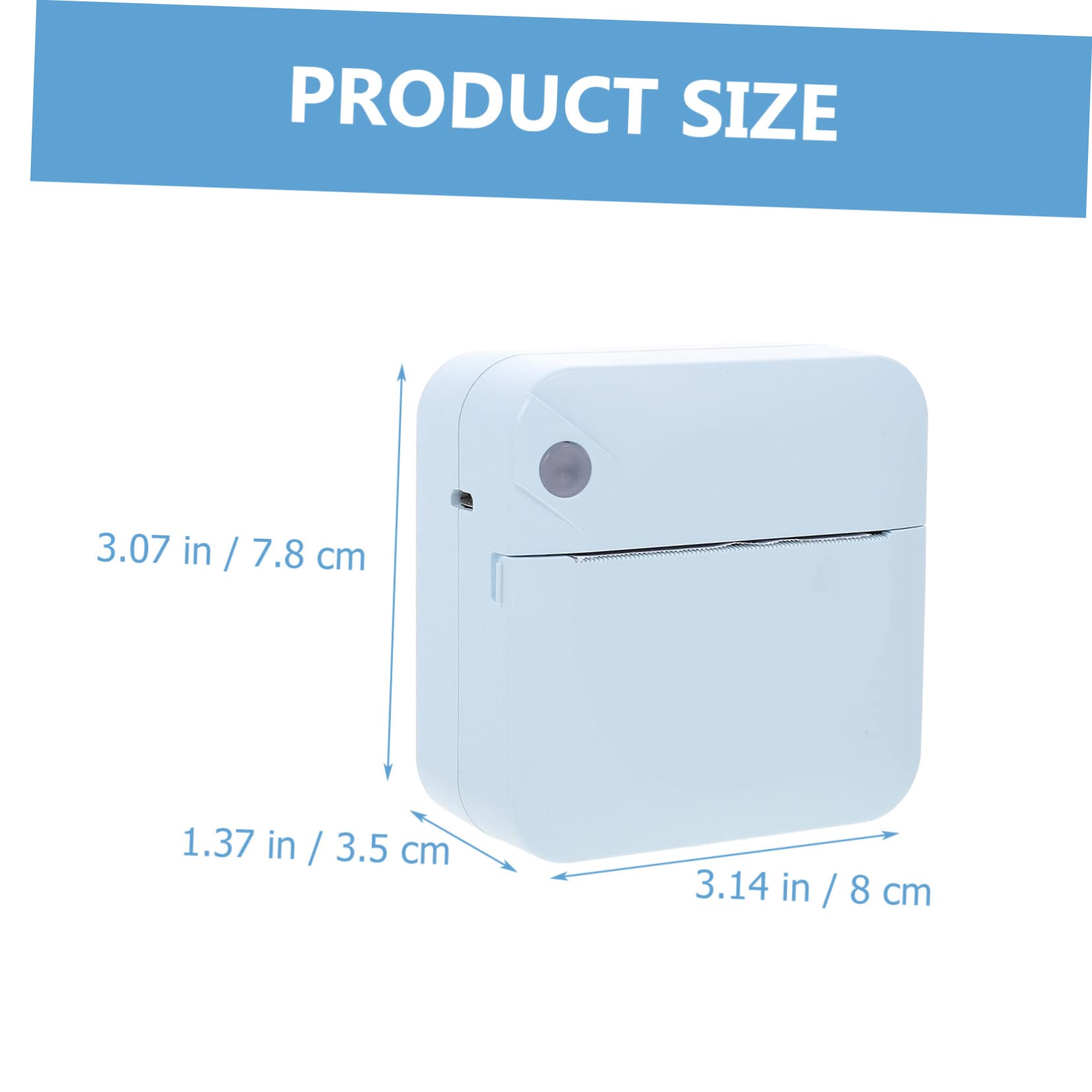 Stampante Termica Portatile per Etichette, Connessione Wireless, 200 Dpi