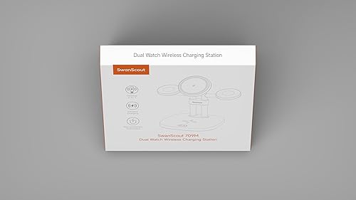 Miniatura 10 de Cargador rápido dual para Apple Watch 11, soporte de cargador inalámbrico magnético para iPhone Air17 Pro Max17 Pro17161514, estación de carga para