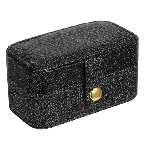 HOOTNEE Portagioielli Piccolo Da Viaggio e Orecchini Scatola Portagioielli Per Ragazze e Donne Organizzatore Gioielli Compatto e Portatile