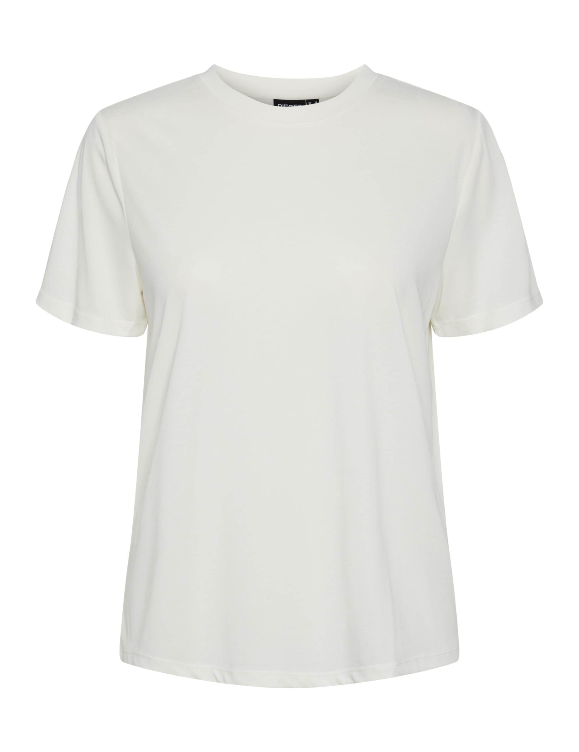 PIECES Women's Pcanora SS Tee BC T-Shirt, Cloud Dancer, M