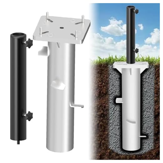 Best way to weigh down cantilever umbrella Universal In-Ground Umbrella Holder