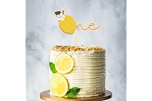 Lemon 1st Birthday Cake Topper: A Zesty Celebration for Your Little Lemon!