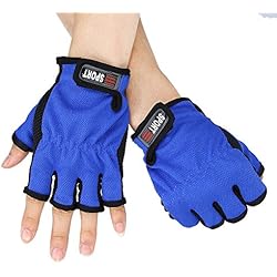 Cucharillas Para Mar Cinturones De Seguridad Para El Trabajo Para Mujeres Guante de corte de antideslizante transpirable para hombres y mujeres 5 guantes antiexpuestos sin dedos para Diademas (As shown-D, One Size)