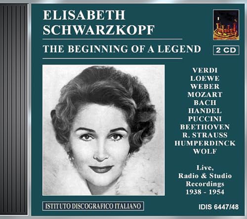 Vocal Recital: Schwarzkopf, Elisabeth - Verdi, G. / Loewe, C. /...