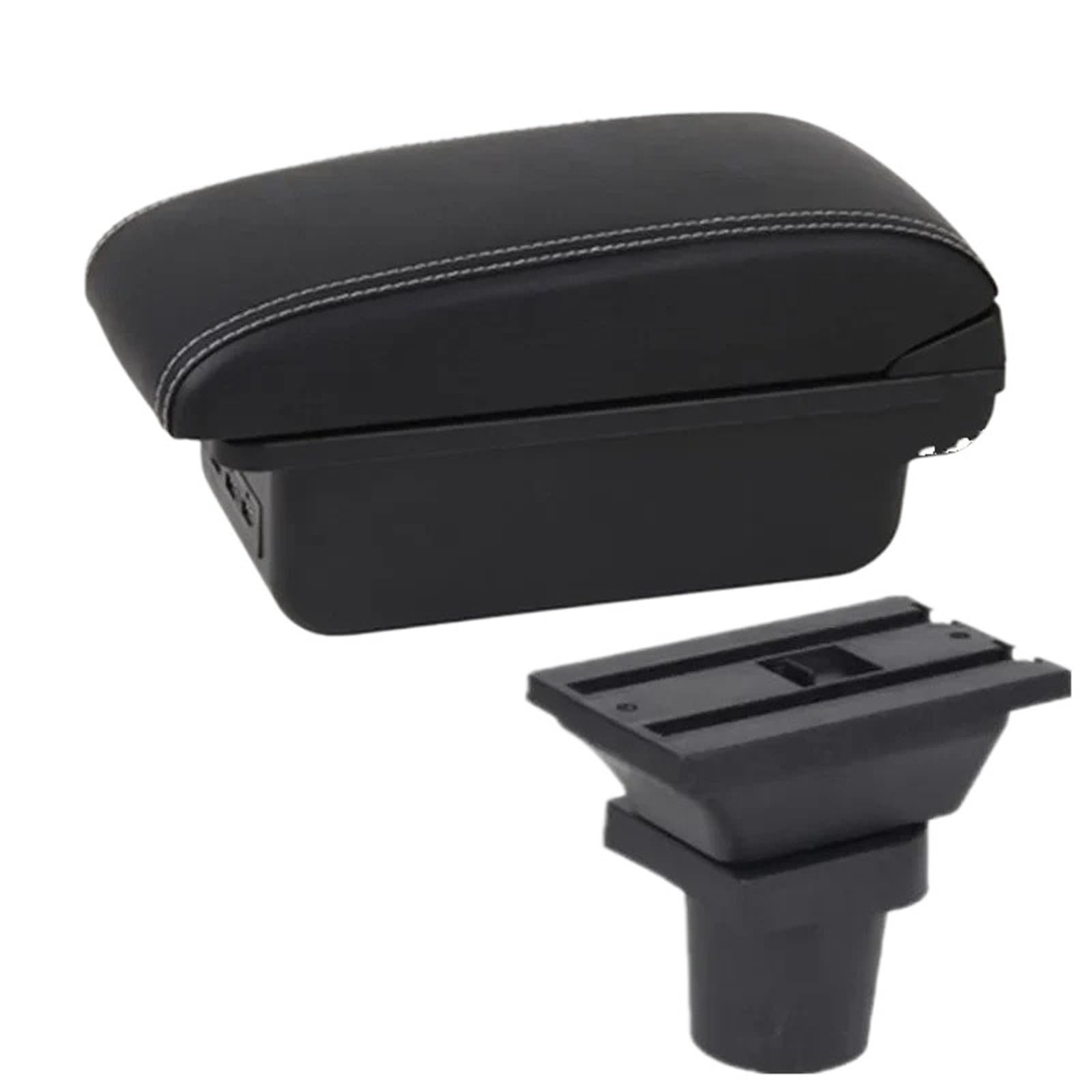 BYHGFDEA Armrest Storage Box For Focus Mk1 Car Armrest Box Center Storage Interior Dedicated Retrofit Accessories