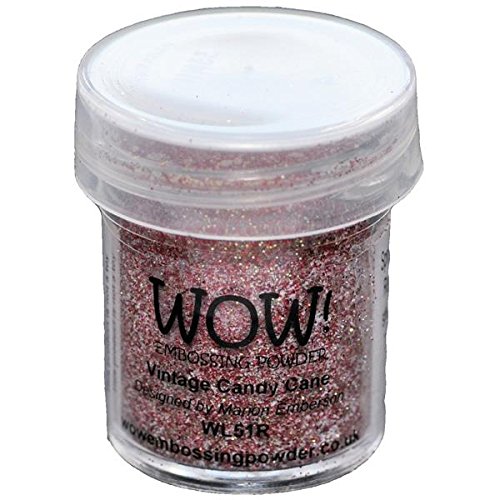 Wow Embossing Powder WOW-WS51R, 15ml, Vintage Candy Cane