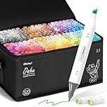 Ohuhu Alcohol Markers 320 Colors - coloring Pens Chisel & Fine Double Tipped Art Markers for Artists Adults Coloring Drawing Sketching Illustration - Refillable