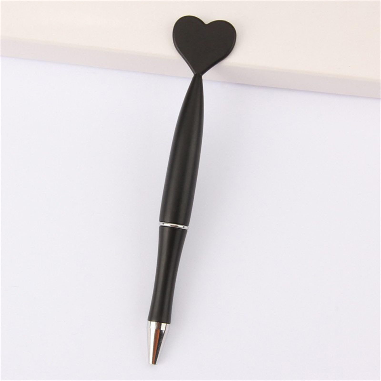 6X Valentines Day Heart Shaped Ballpoint Pens Ballpoint Pen with Black for Office School Classroom Supplies 6 Pcs — view 3