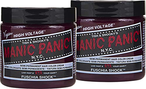 MANIC PANIC Fuschia Shock Hair Dye Classic 2PK