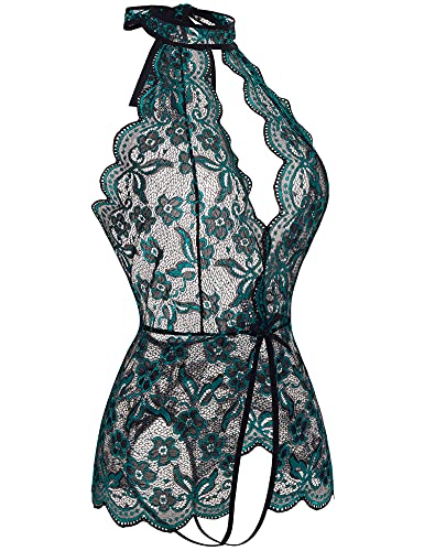 Image of Ababoon Women One Piece Lingerie Lace Sexy Baby Dolls Teddy Sleepwear