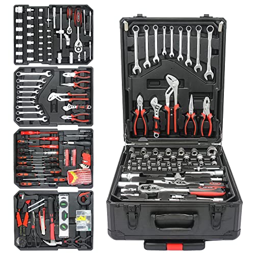 Kit de herramientas eléctricas y telecomunicaciones 899 piezas